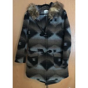 B. B. Dakota Aztec printed coat